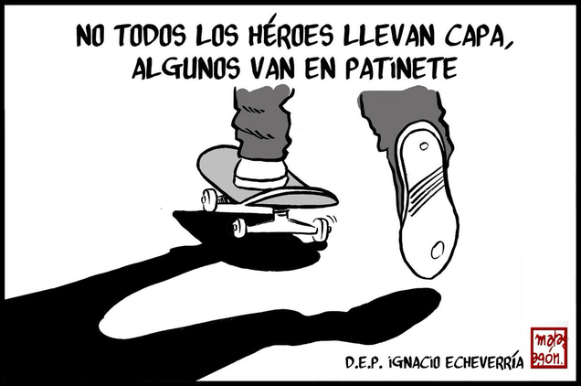 Viñeta del humorista @malagonhumor que se compartió en Twitter más de 6.000 veces en 24 horas.
